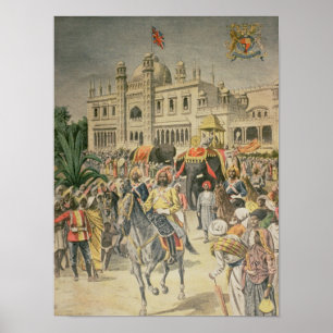 Exhibition of 1900: the Anglo-Indian Pavilion Poster
