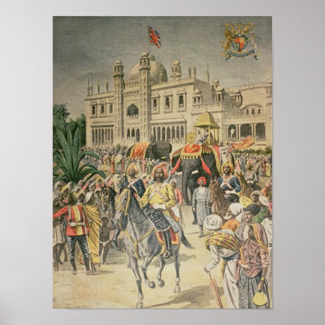 Exhibition of 1900: the Anglo-Indian Pavilion Poster (Front)