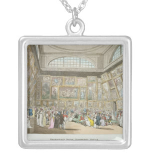 Exhibition Room, Somerset House Silver Plated Necklace
