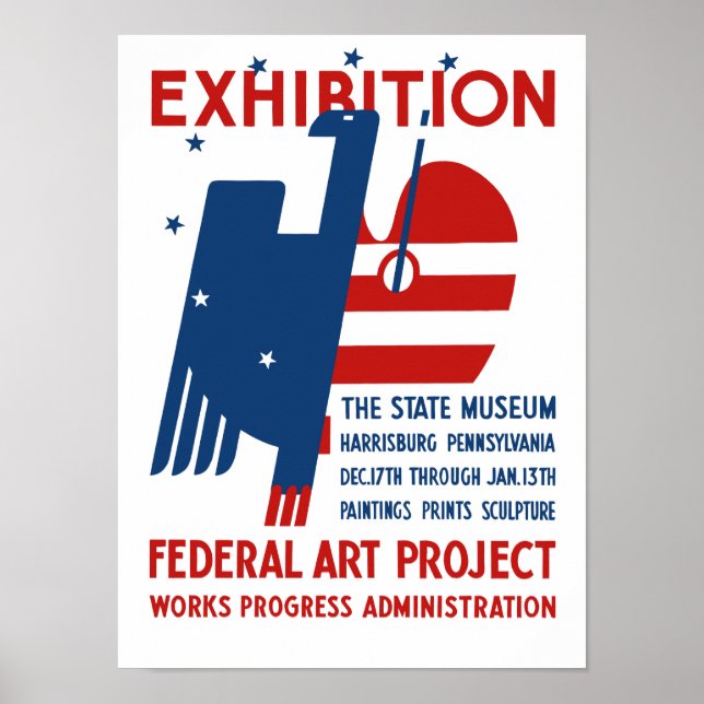 Exhibition -- The State Museum Harrisburg PA Poster (Front)