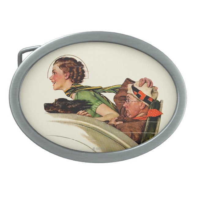 Exhilaration Belt Buckle (Front)