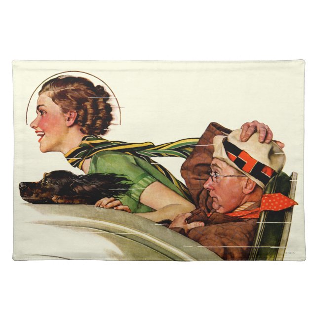 Exhilaration Cloth Placemat (Front)