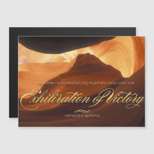 Exhiliration Of Victory Magnetic Invitation