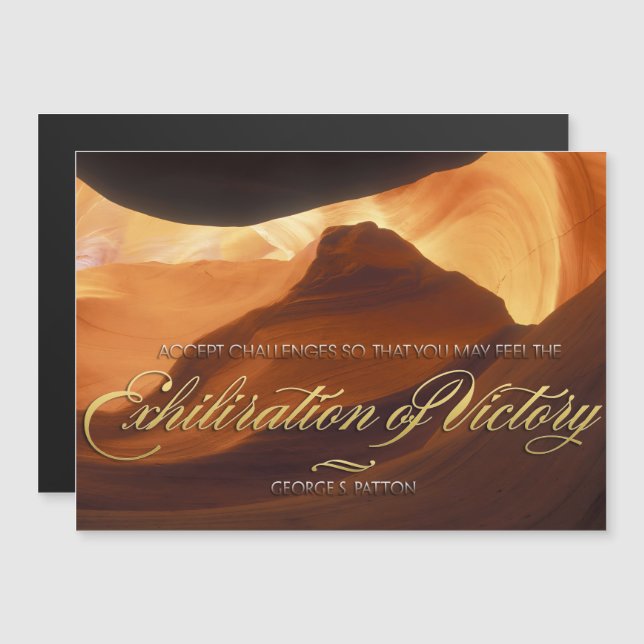 Exhiliration Of Victory Magnetic Invitation (Front/Back)