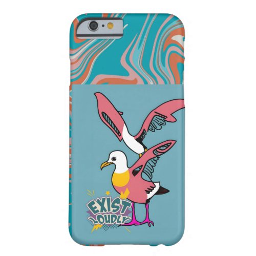 exist loudly seagull art  barely there iPhone 6 case