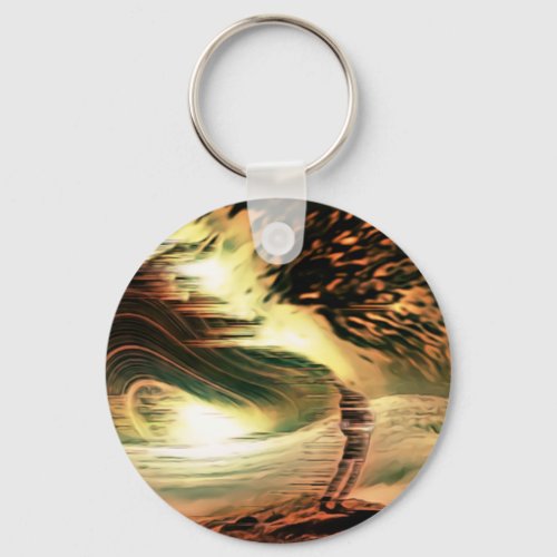 Existence Collapsing Keychain