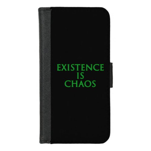 Existence Is Chaos Loki iPhone 87 Wallet Case