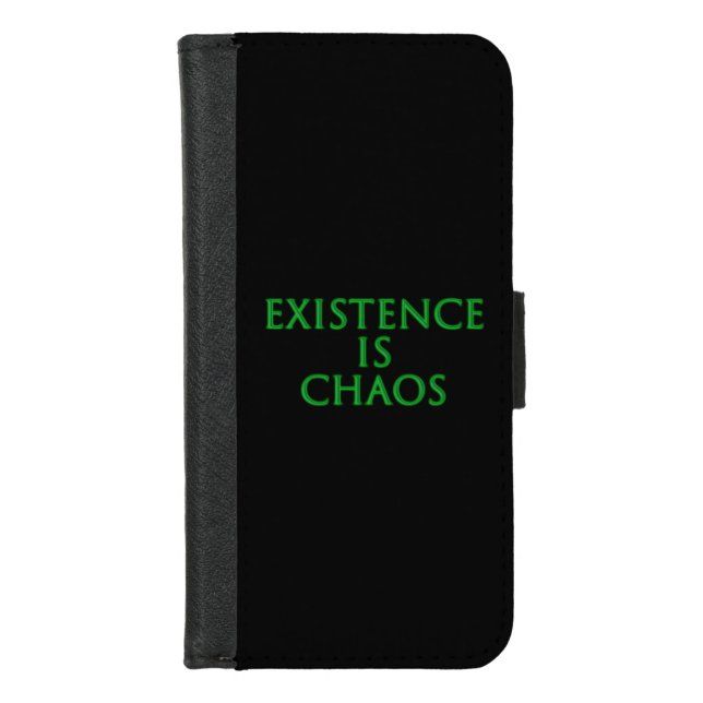 Existence Is Chaos Loki iPhone Wallet Case (Front)
