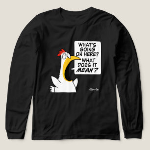 Existential Chicken by Sandra Boynton Tri-Blend Shirt