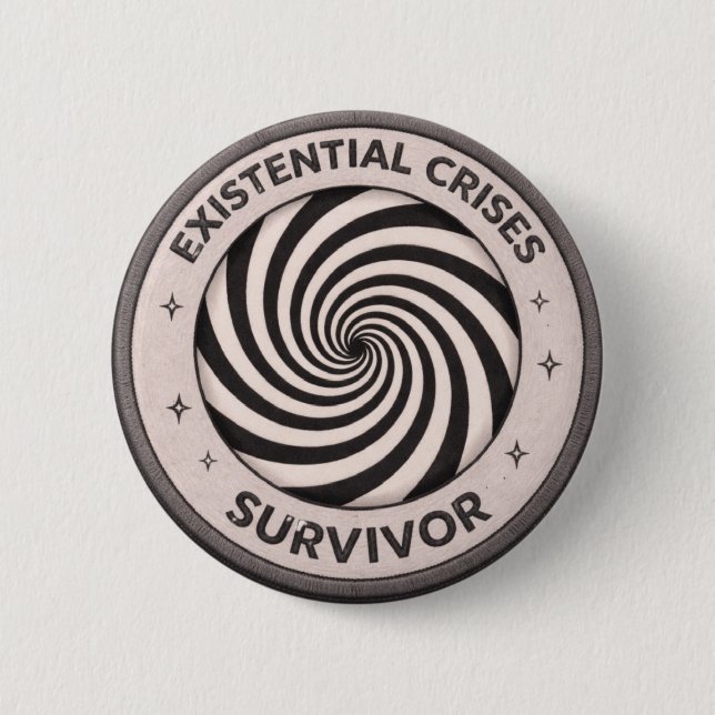 Existential Crises Button (Front)
