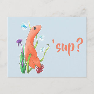 Existential Dread Fish Greeting Postcard