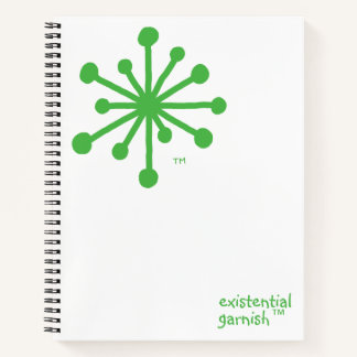 Existential Garnish™ Hand-Drawn Logo Notebook