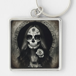 EXISTENTIAL LITE Vintage Femme Skull 2 Keychain