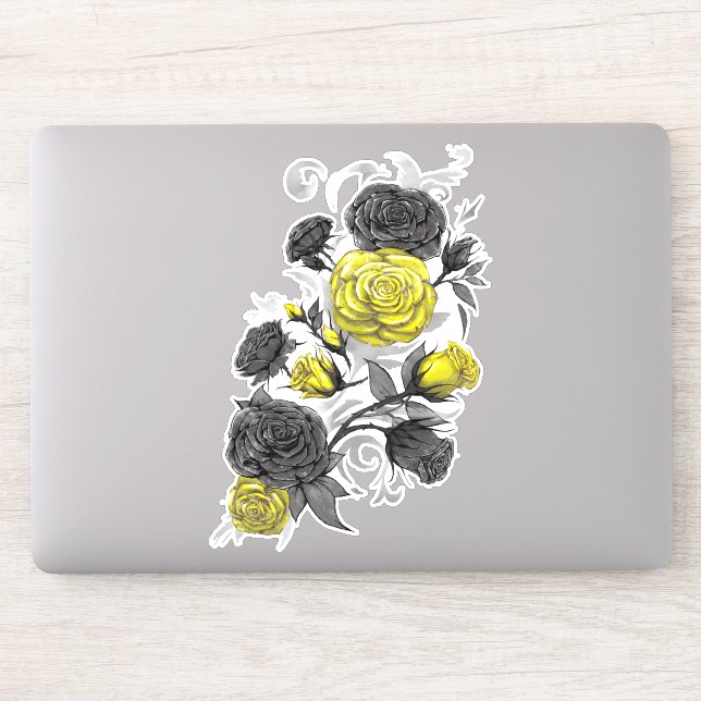 Existential Roses Sticker (Computer)
