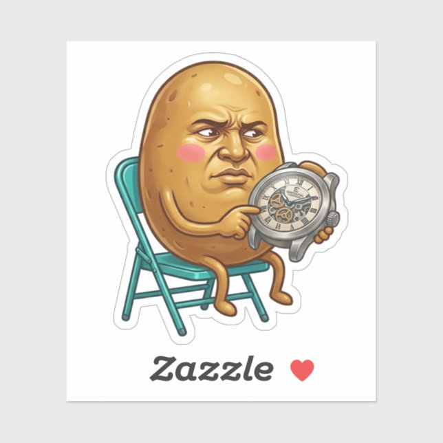 Existing Is Taking Longer Than Expected Potato Sticker (Sheet)