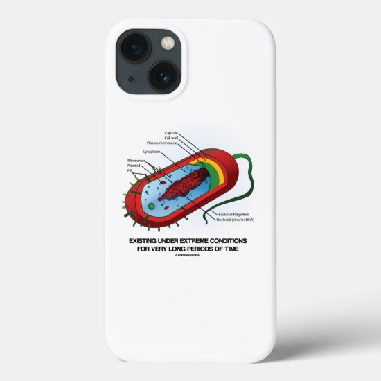Existing Under Extreme Conditions Prokaryote iPhone 13 Case