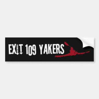 Exit 109 Yakers Bumber Sticker