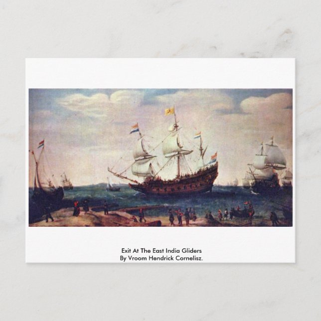 Exit At The East India Gliders Postcard (Front)