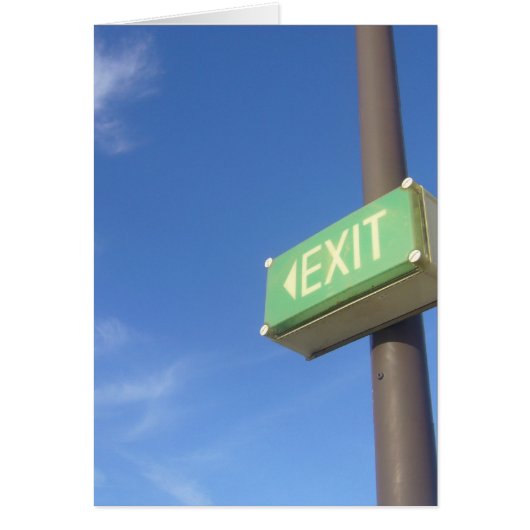 exit blank cards (Front)