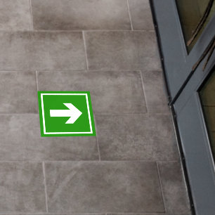 Exit, Emergency and Fire Exit Icon Floor Decals
