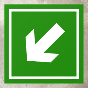 Exit, Emergency and Fire Exit Icon Floor Decals