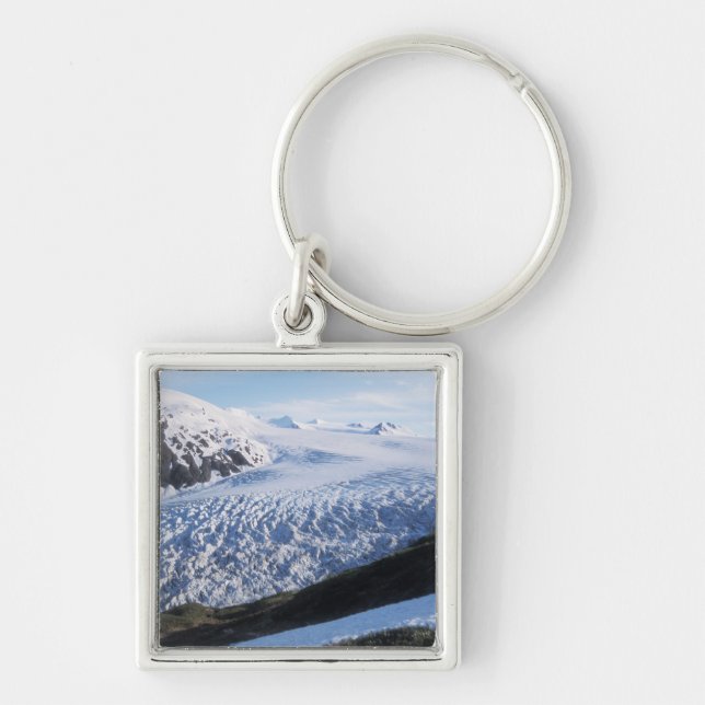 Exit Glacier in Kenai Fjords National Park, Keychain (Front)