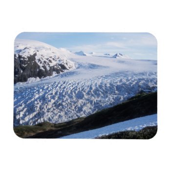 Exit Glacier In Kenai Fjords National Park  Magnet by OneWithNature at Zazzle