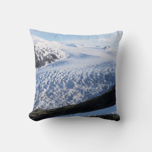 Exit Glacier in Kenai Fjords National Park Throw Pillow