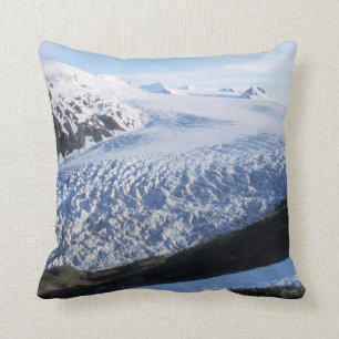 Exit Glacier in Kenai Fjords National Park Throw Pillow