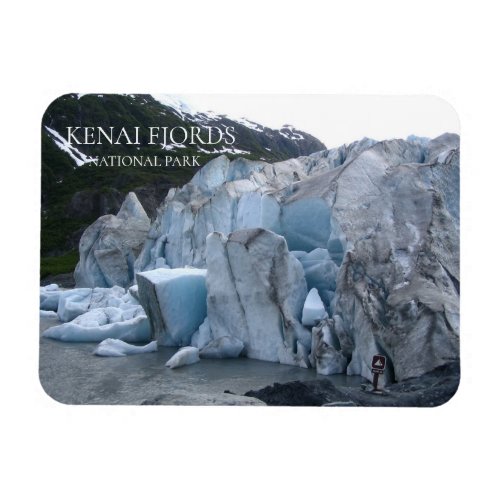 Exit Glacier Toe Kenai Fjords National Park AK  Magnet