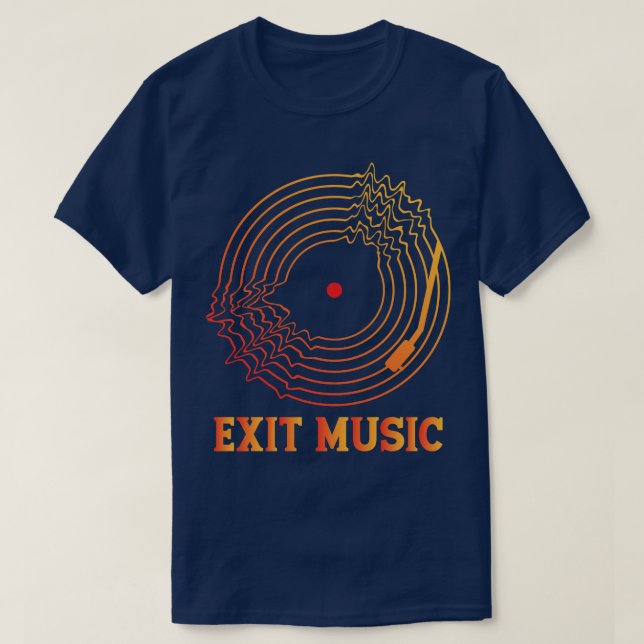 EXIT MUSIC RADIOHEAD T-Shirt (Design Front)