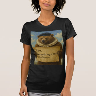 Exit, pursued by a bear Shakespeare quote bear T-Shirt