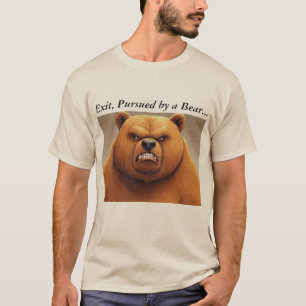 Exit, Pursued by a Bear T-shirt