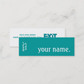 Exit Realty Simply Sold. Skinny Business Card (Front/Back)