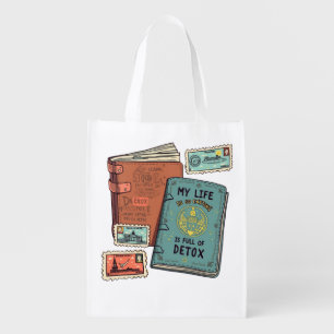 Exiting life grocery bag