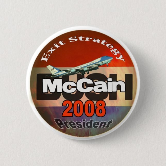 EXITSTRATEGY PINBACK BUTTON (Front)