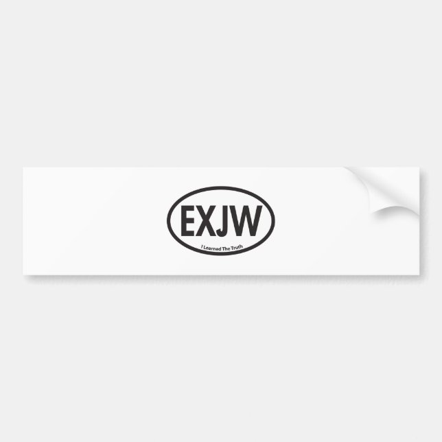 ExJW03.png Bumper Sticker (Front)