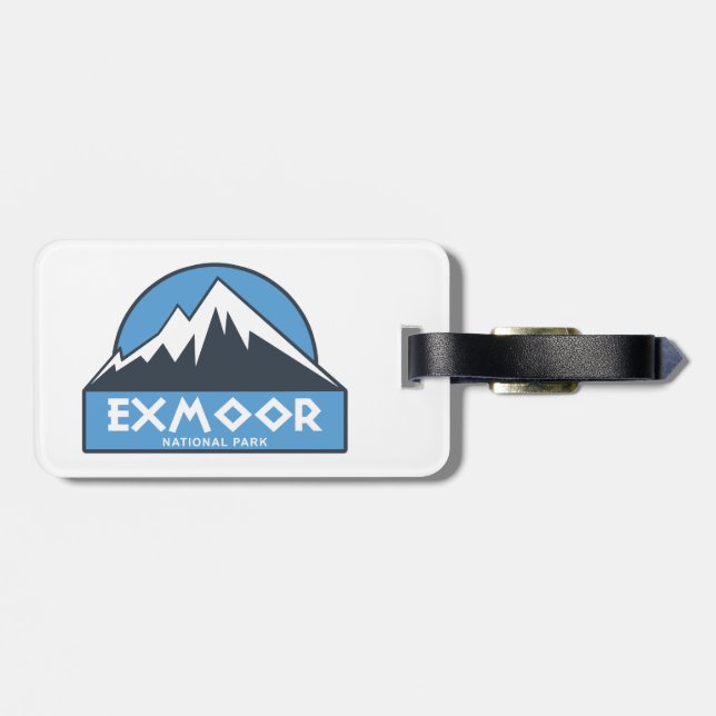 Exmoor National Park Luggage Tag (Back Horizontal)