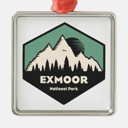 Exmoor National Park Metal Ornament