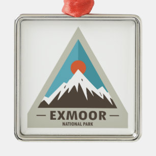Exmoor National Park Metal Ornament