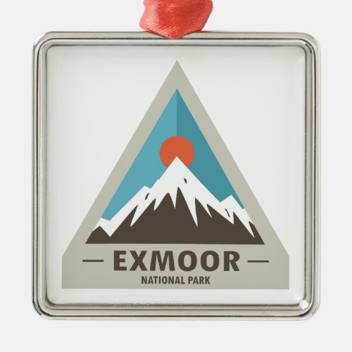 Exmoor National Park Metal Ornament