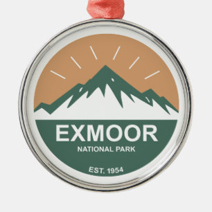 Exmoor National Park Metal Ornament