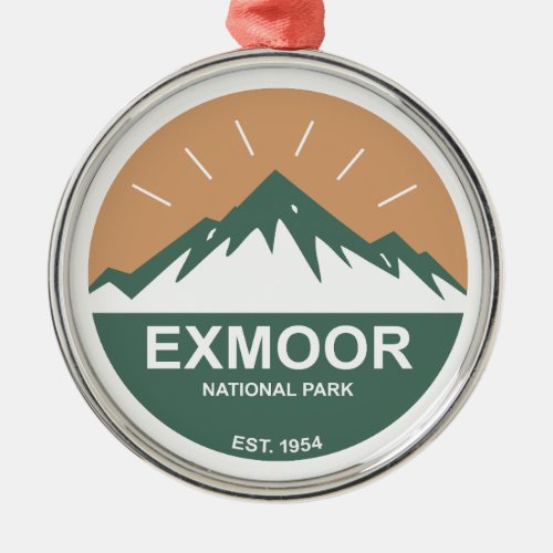 Exmoor National Park Metal Ornament