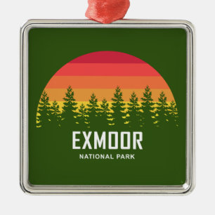 Exmoor National Park Metal Ornament