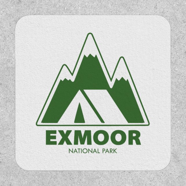 Exmoor National Park Mountains Camping Patch (Front)
