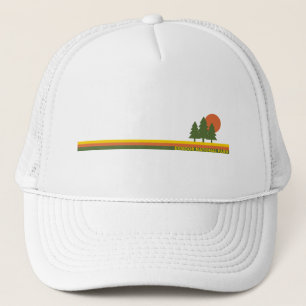 Exmoor National Park Pine Trees Sun Trucker Hat