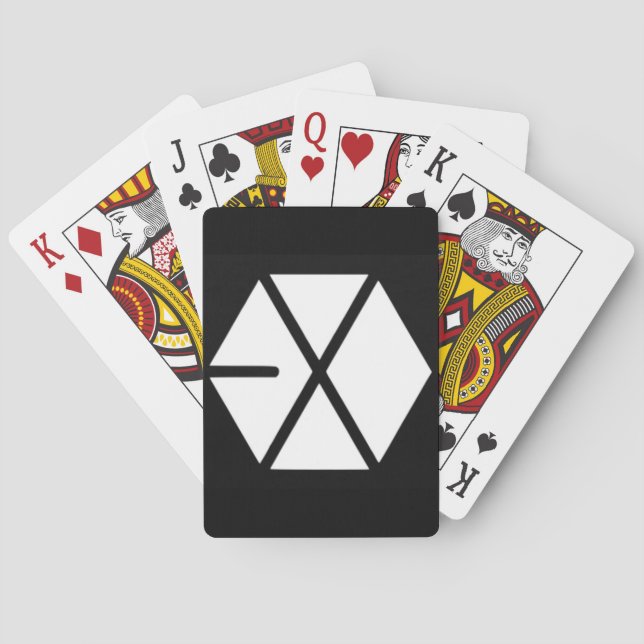EXO playing card (Back)