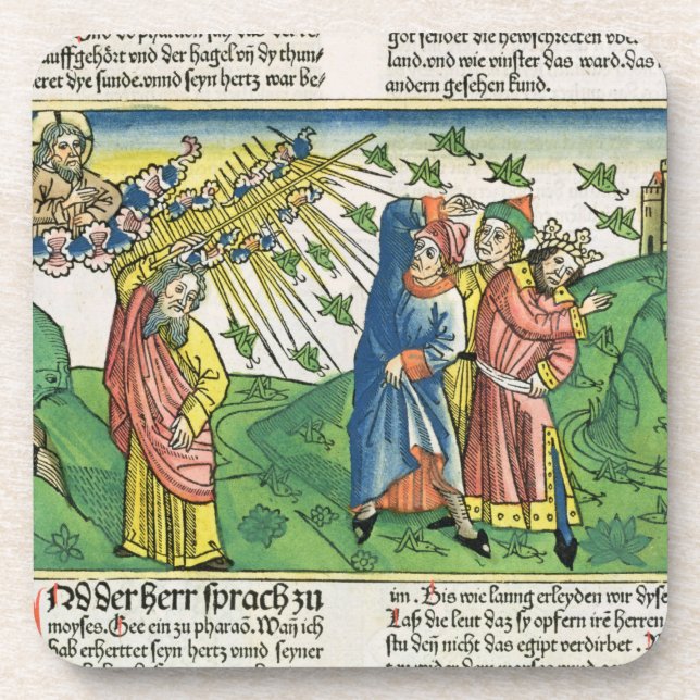 Exodus 10:1-20 The Seven Plagues of Egypt: the pla Coaster (Front)