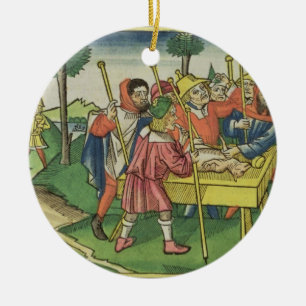 Exodus 12 The First Passover, from the 'Nuremberg Ceramic Ornament