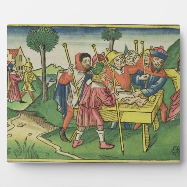 Exodus 12 The First Passover, from the 'Nuremberg Plaque (Front)